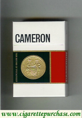 Cameron Filter cigarettes England